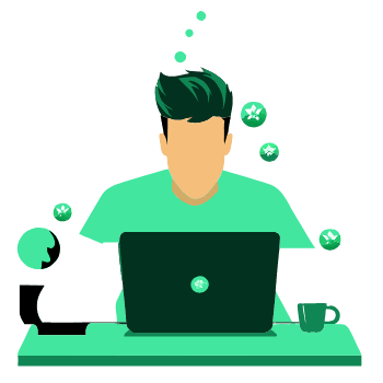About me vector